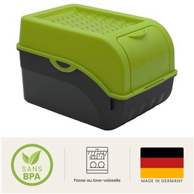 NKlaus Cendrier de table pliable 10cm laiton antique Cendrier de table compact Maritim 14635