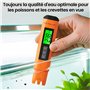 Measury Testeur TDS et Testeur EC - Conductimetre, Testeur Eau Aquarium, Testeur Eau Piscine - Testeur d'eau Potable