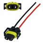 Lot de 2 Prise Phare H8 H11 Prise de Phare Douille Ampoule H8 H11 Connecteur H8 Connecteur H11 femelle Adaptateur H8 H11 pour La