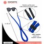 GERNEO® – ORIGINAL – Bande de lunettes de sport flottante néoprène –Bandes réfléchissantes – Différentes couleurs – Réglable ave