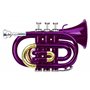 Classic Cantabile Brass TT-400 Trompette de Poche Sib (laiton