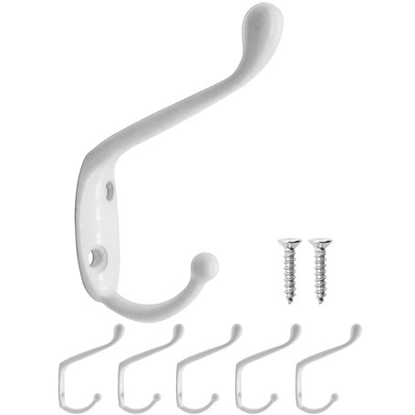 Fuxxer Lot de 5 crochets classiques pour porte-manteau