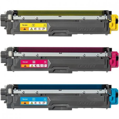 Pack Toners TN241CMY-BROTHER-Cyan. Magenta. Jaune-3x1400 p.-DCP-9015. DCP-9020. 209,99 €