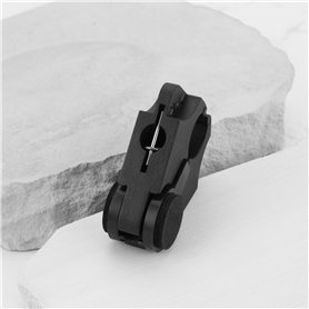 Stagecaptain PLSW-300 SR Système De Guidage De Personnes Boîtier De Sangle Argent - Bande Rétractable Pour Montage Mural - Sangl