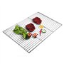 HeRo24 Grille de cuisson rectangulaire en acier inoxydable 54 x 34 cm