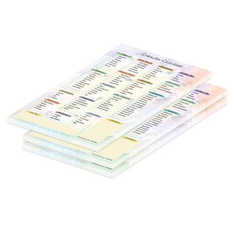 PRICARO Lot de 3 listes de courses - Format A5