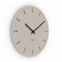 Cander Berlin MNU 2550 P XXL Horloge murale silencieuse sans bruit de tic-tac pour salon moderne vintage Gris chaud Taille XXL
