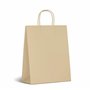 Inoverse 50 Sacs en Papier Kraft avec Poignées – 22 x 10 x 28 cm – Marron Sacs Cadeaux Recyclables