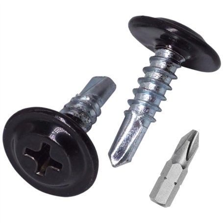 SKIR'CO Lot de 400 vis autoforeuses peintes 4