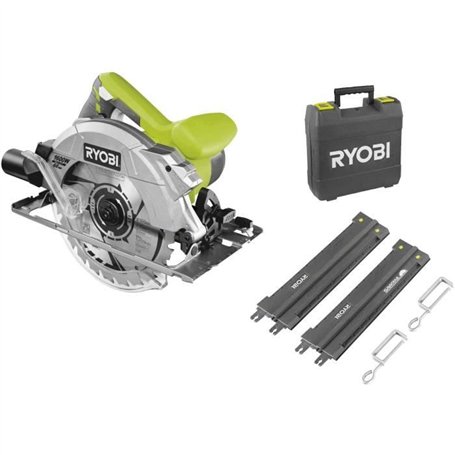 RYOBI - Scie circulaire 1600 W - 190 x 16 mm - 66 mm a 90° - laser - Livré en coffret