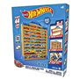 Hot Wheels Rack N' Track Cars & Toys Organizer Storage with 44 Compartments - Improved - Toy Display Case, Multi-Coloured, Cars 