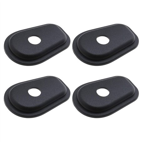 4pcs Entretoises d'adaptateur de Clignotant de Moto Avant Arrière Noir Compatible pour MT-07 FZ-07 MT-09 FZ-09 MT-10 ZX6R ZX7R Z