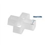 OTOTEC 100x Entretoises de Tuile en Forme de Croix 10mm Joints Structure Creuse en Plastique pour Bricolage Carrelage Mural Dall