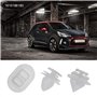9pcs Kit de Clips Fixation Jupe Latérale Voiture Panneau de Garniture Automatique Attaches en Plastique pour Voiture 1610186180
