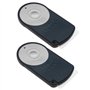 Lot de 2pcs Télécommandes sans Fil IR RC-6 Compatible avec Canon 650D 70D 700D 60D 5D2 800D Caméras Déclencheur de Caméra Infrar