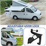OTOTEC Lot de 2 Verrous à Levier Réglables pour Remorque Camping-Car Meubles Loquet de Compression Déclencheur Surélevé Remplace