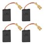 OTOTEC Lot de 4 balais de charbon pour meuleuse d'angle 402874-07 Compatible avec Dewalt DW630 DW840 Compatible avec Black and D