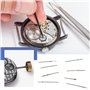 EMSea 162pcs Kit de Réparation de Montre avec Boîte de Rangement 3.5mm / 4.0mm /4.5mm /5.0mm /7.5mm pour Horlogers Réparateur de