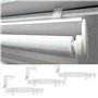 EMSea 6pcs 36mm Support de Serrage pour Store Enrouleur sans Perçage Support de Serrage de Fenêtre Pièce de Rechange Remplacemen