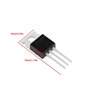 YINETTECH 10 Pièces IRLZ44N Transistors MOSFET de Niveau Logique 47A 55V Transistors MOSFET à Canal N 29x10x4.5mm Utilisés Comme
