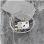 YINETTECH 1x Thermostat de Réfrigérateur Congélateur Contrôleur de Température Froide 220V-250V Bornes à 2 Broches Thermostat de