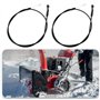 VGOL 2pcs Câbles d'embrayage pour Tondeuse à Gazon Câble d'entraînement de Roue Avant 313449MA Compatible avec Murray Compatible