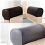 Hopbucan Lot de 2 Housses d'accoudoir en Cuir synthétique Ultra épais et Doux pour chaises Longues, canapés, chaises B
