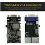 Qarmijaer FabGL VGA32 VGA ESP32 PSRAM Module V1.4 Contrôleur PS/2 Souris Clavier Bibliothèque Graphique Jeu ANSI/Circuits Termin