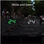 Doxiuyo V9 Affichage Tête Haute de Voiture HUD Affichage du Compteur de Vitesse Projecteur de Pare-Brise/MPH Automobile Pièces É