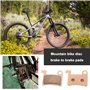 eMagTech 4 Pièces MT600 Plaquettes de Frein de Vélo Plaquettes de Frein de Vélo électrique Plaquettes de Frein en Métal Fritté C