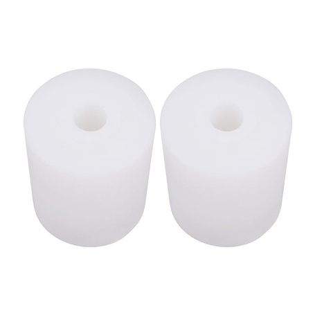 eMagTech Lot de 2 Roulements à Rouleaux en Plastique sans Roulement à Billes 40x50 Mm Ouverture 10 Mm Applicables Aux Rouleaux d