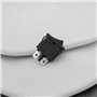 eMagTech Lot de 4 interrupteurs à bascule 2 broches 2 positions 19 x 7 mm 250 VAC 6 A Convient pour prises plates de 4,8 mm
