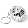 Qaautor 60 Pièces Mini Boule Disco Porte-Clés Années 70 Disco Favors Boule à Facettes Porte-Clés Ensemble de Porte-Clés pour Déc