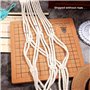 Comphic Kit de Macramé DIY avec Planche et Épingles en Macramé, Outils pour Macramé, Fournitures pour Macramé