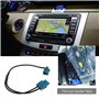 eMagTech Adaptateur d'antenne de Voiture Double Fakra Compatible avec Volkswagen Compatible avec Skoda Double Prise Fakra Antenn