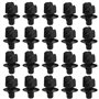 eMagTech Lot de 20pcs Clips de Support Tuyau de Rechange 6758612 Compatible avec Ford Clips Décoratifs Clips de Montage Panneau