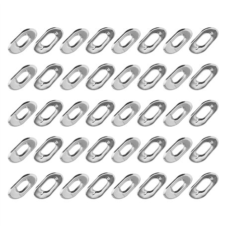 ECSiNG 20Pcs Bouton Tourner Oeillets Rondelles pour Bateau Canopy Couverture Tente Toile Bâche Caravane Meubles Bagages en Métal