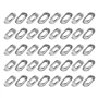 ECSiNG 20Pcs Bouton Tourner Oeillets Rondelles pour Bateau Canopy Couverture Tente Toile Bâche Caravane Meubles Bagages en Métal