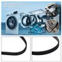 ECSiNG 5EPJ1255 Courroie Trapézoïdale pour Lave-linge Compatible avec Bosch Siemens Maxx Série 2 Série 4 Série 6 Avantixx Classi