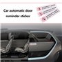 ECSiNG Lot de 10 autocollants pour portes automatiques Do Not Pull Handle Panneau d'avertissement autocollant pour fourgonnette 