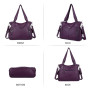 Angel Kiss Purses and Handbags Top-Handle Hobo Bags for Femmes Roomy Sacs à bandoulière en cuir lavés Sac à main pour filles