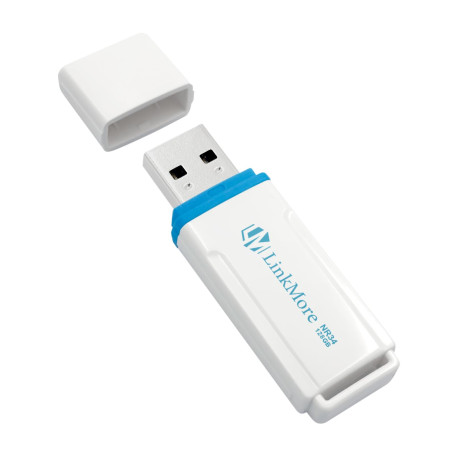 LinkMore NR34 Clé USB 3.1 128 Go, Vitesse de Lecture jusqu'à 120 Mo/s, Vitesse d'écriture jusqu'à 60 Mo/s, clé USB