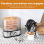 YASHE GGJ-261A Déshydrateur Alimentaire, 5 Plateaux Réglables en Hauteur, Contrôle de la Température de 35 à 70°C, Deshydrateur 
