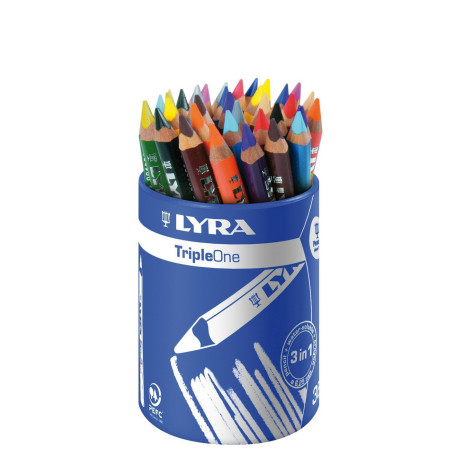 LYRA TripleOne - Pot 36 crayons de couleur