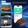 smtfcty OBD2 Appareil de diagnostic Bluetooth Lecteur de code pour iPhone iOS Android Windows iPad Appareil de diagnostic automo