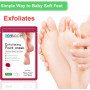 Lot de 5 paires de masques pour les pieds - Soin des callosités et des peaux mortes - Masque anti-âge - Exfoliant - Pour les pie