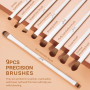 Jessup Pinceaux Maquillages 14pcs Set Pinceaux Maquillage Brosse Maquillage Pinceau Fond de Teint Poudre Contour Fard Paupières 