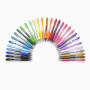 PILOT - Lot de 4 G2 Stylos roller à encre gel rétractables et rechargeables - Stylos en plastique recyclé - Bleu - Pointe moyenn