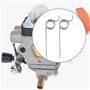 LT Easiyl Ressort de Torsion pour Débroussailleuse 4137 182 4504 2 Pièces Compatible avec Stihl FS90 FS90R FS130r FS110r HT101 H