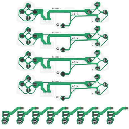 SG Store Lot de 4 membranes de rechange V2 pour film conducteur compatible avec PS5 FPC Câble ruban flexible Accessoires électro